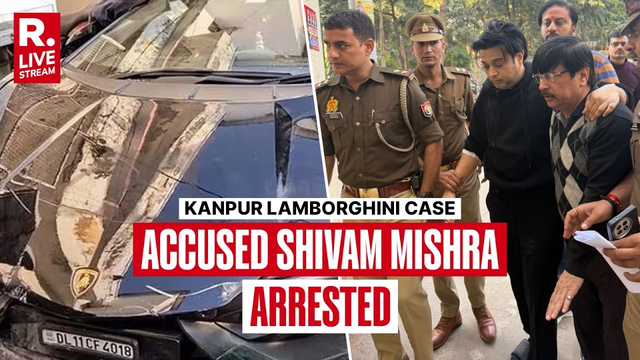 Kanpur Lamborghini Car Crash Case LIVE: Accused Shivam Mishra Arrested After Four Days