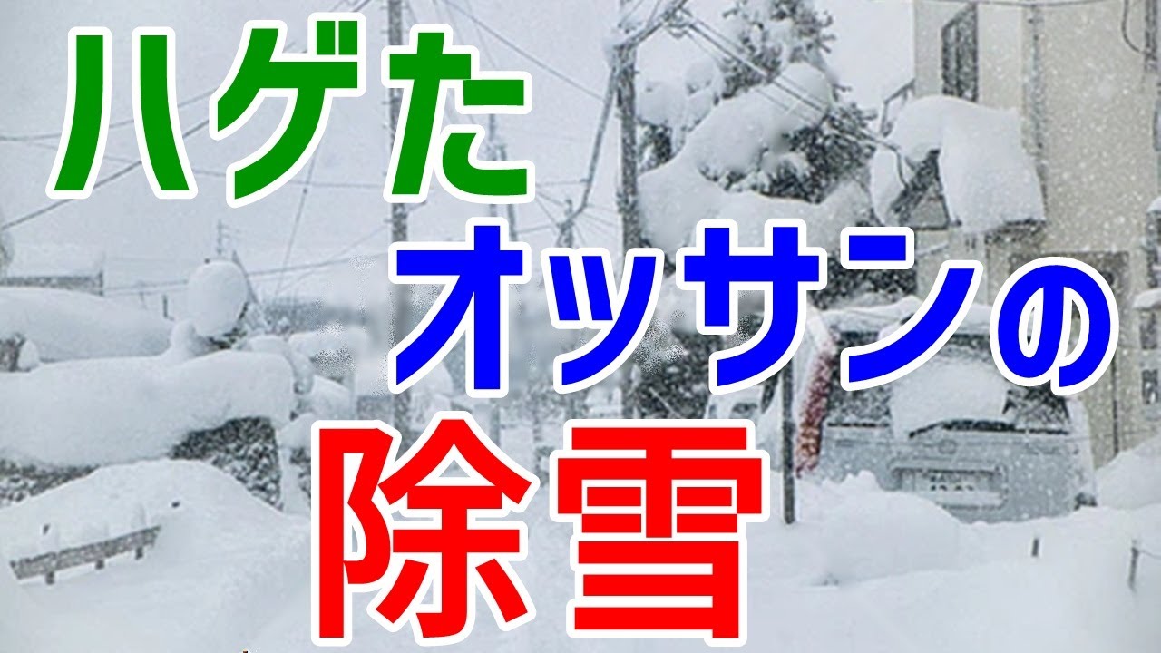 ハゲたオッサンの除雪