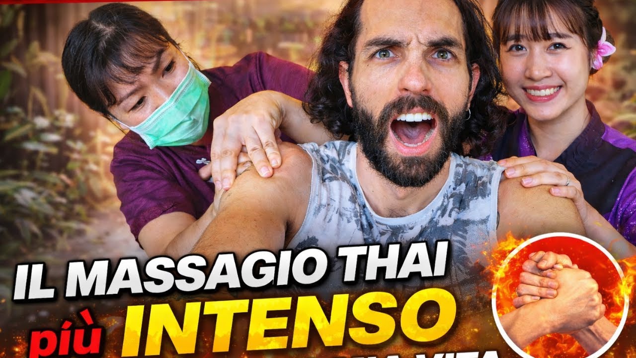 😱 Il MASSAGGIO THAI pi&ugrave; INTENSO della mia vita! 🇹🇭 (ASMR)