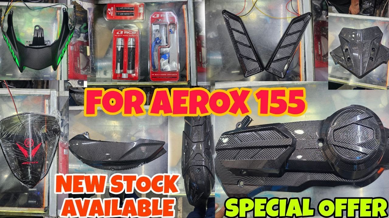 New Stock YAMAHA AEROX 155 | New Carbon Modification Items available | Special Offer | SKD Originals