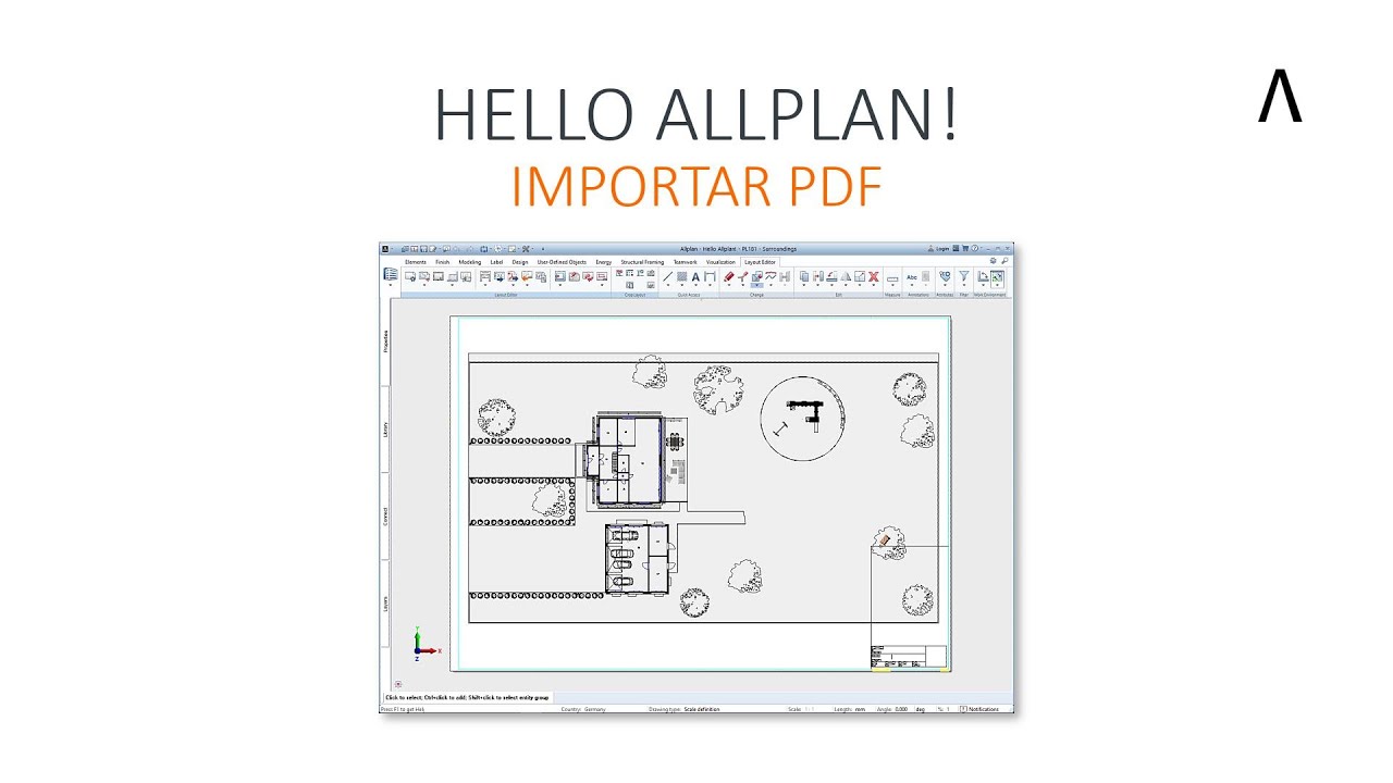 Hello Allplan! 2022 - Exportar PDF