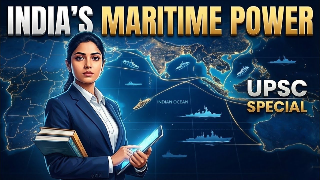 India’s Maritime Policy Explained | History, Strategy & Indo-Pacific | UPSC GS Paper II & III