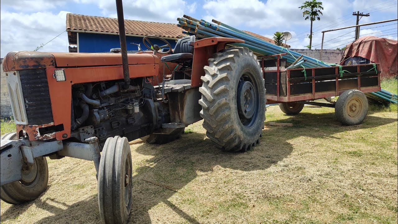 Na estrada com o trator MF 95X #masseyferguson 