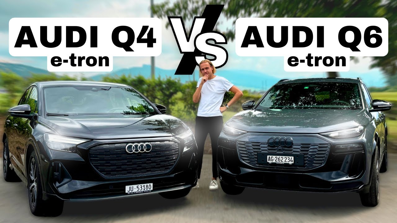 Audi Q4 vs. Q6 e-tron: la différence de prix est-elle justifiée? Comparaison complète !