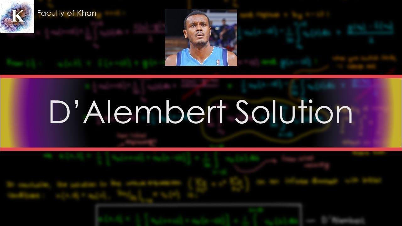 D'Alembert Solution to the Wave Equation