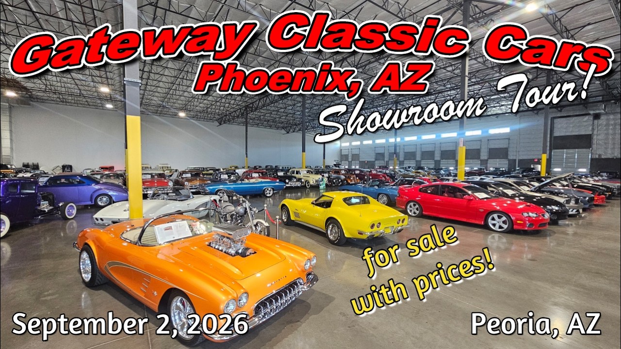 КЛАССИЧЕСКИЕ АВТОМОБИЛИ В ПРОДАЖЕ !! Gateway Classic Cars 02.09.2026 - хот-роды - маслкары - колл...