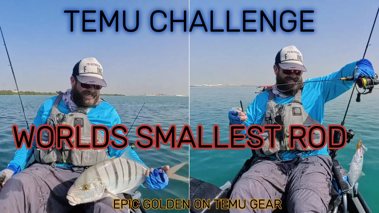 TEMU CHALLENGE WORLDS SMALLEST ROD EPIC GOLDEN ON TEMU GEAR