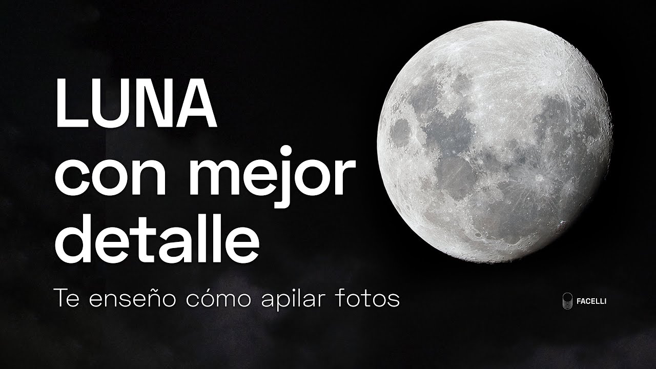 Cómo fotografiar la luna con detalle y sin brillo 🌝 {edición paso a paso}