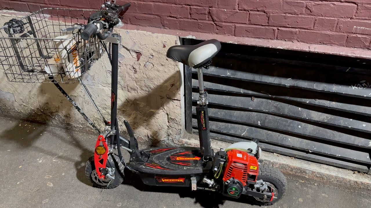 Blaze 4 stroke gas scooter how to start gas scooter 