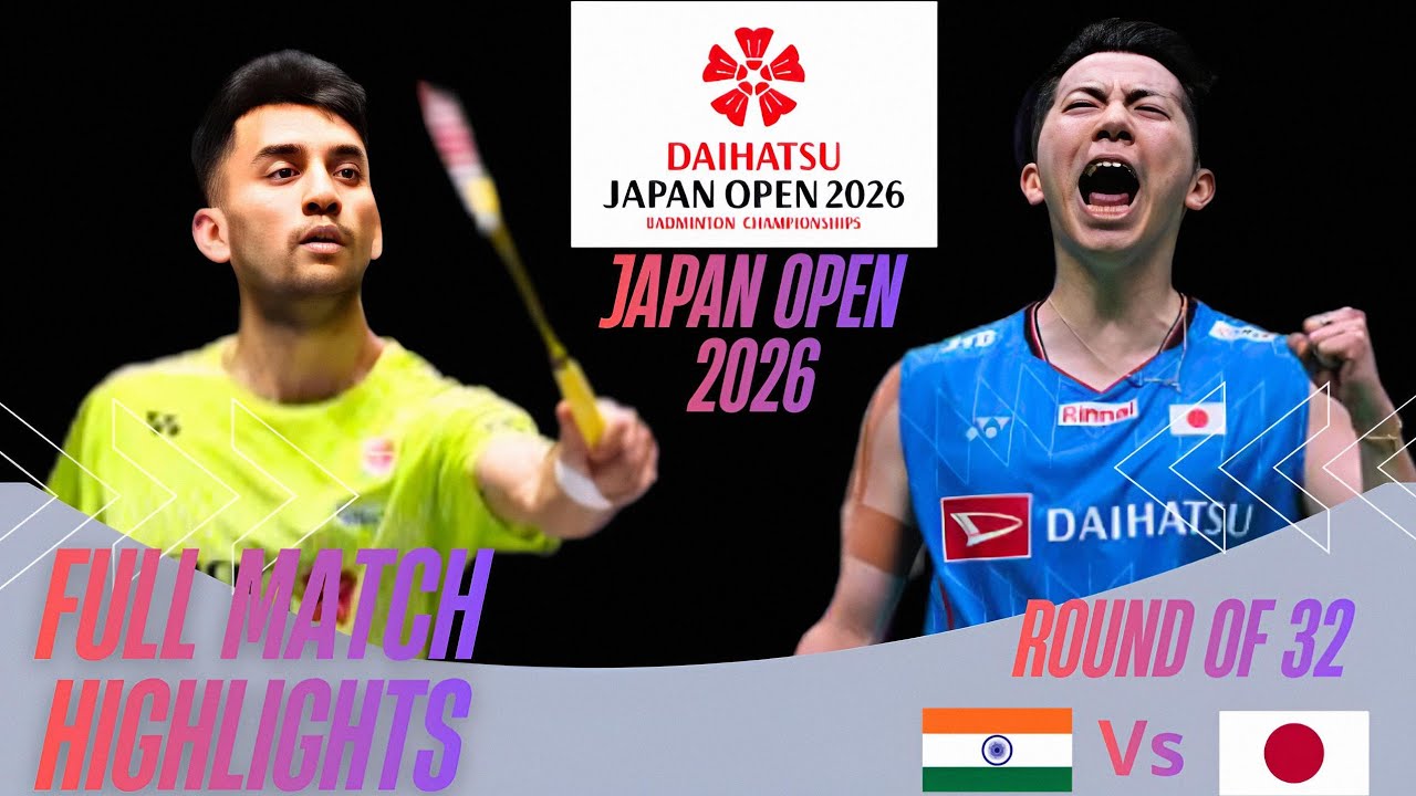 Japan Open 2026 | Лакшья Сен 🇮🇳 против Коки Ватанабэ 🇯🇵 | 1/16 финала