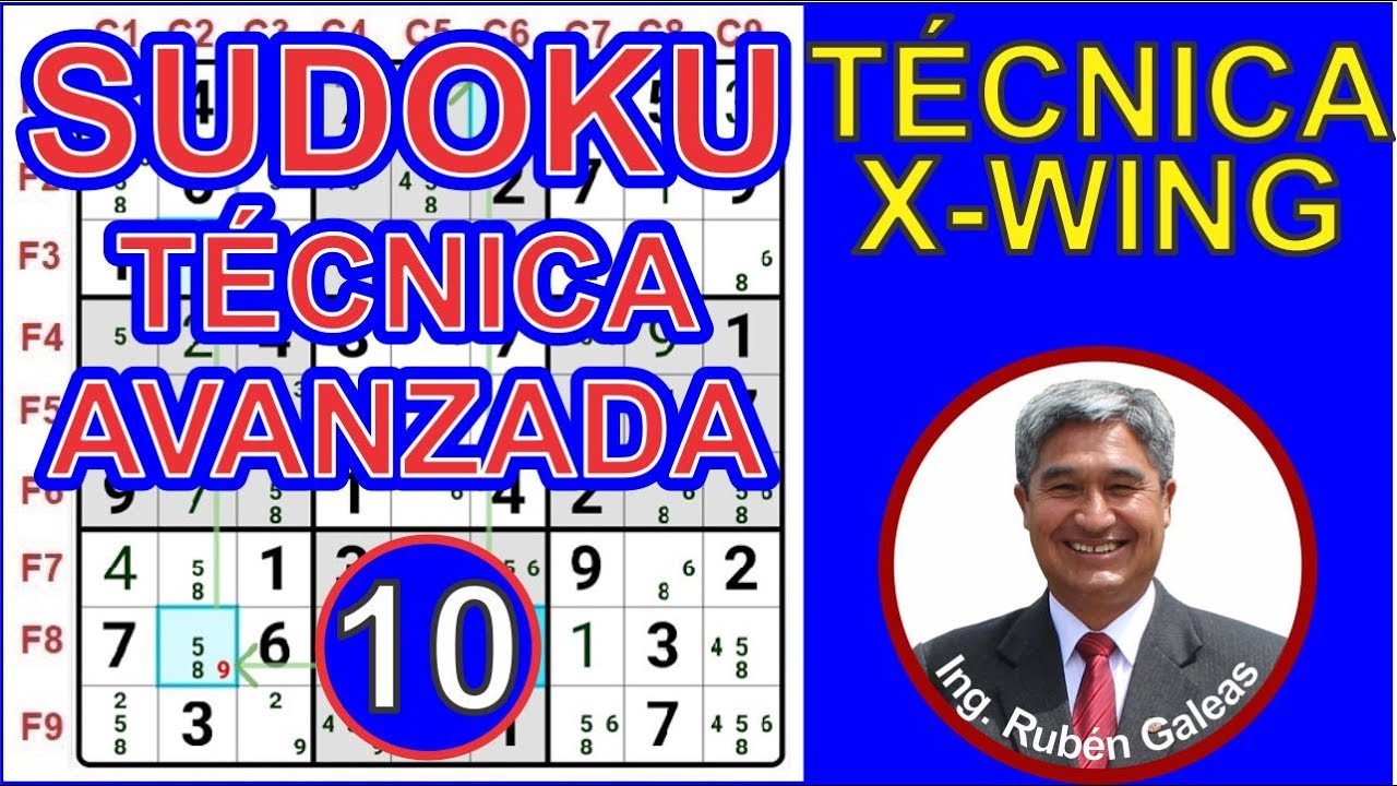SUDOKU - Técnica avanzada: X-WING.