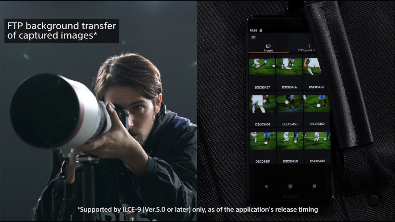 Transfer & Tagging add-on l Realize mobile instant delivery | Imaging Edge | Sony