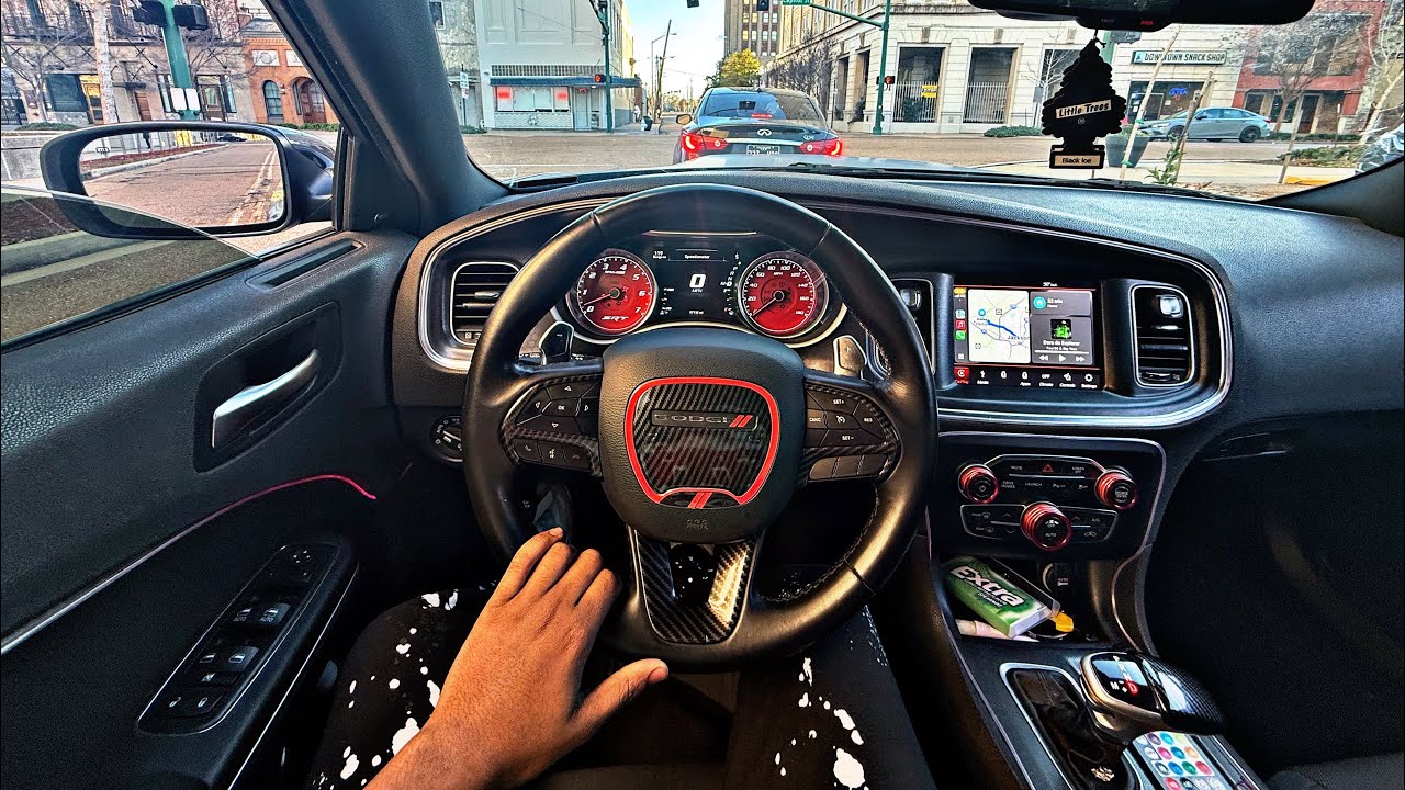 DAYTIME POV IN MY V6 DODGE CHARGER ......