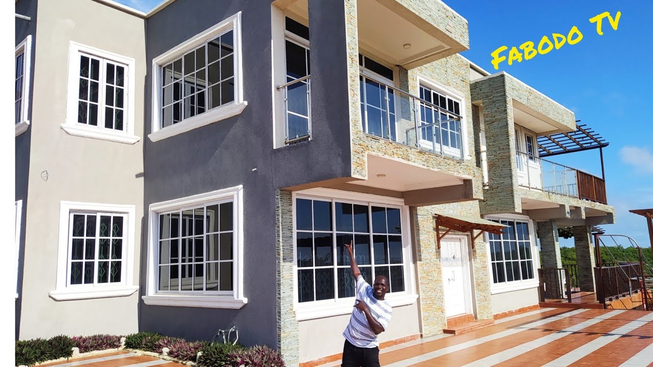 Furnished 5 Bedroom House With Swimming Pool On A Hill + Gym ForSale In Cape Coast  $850K Negotiable