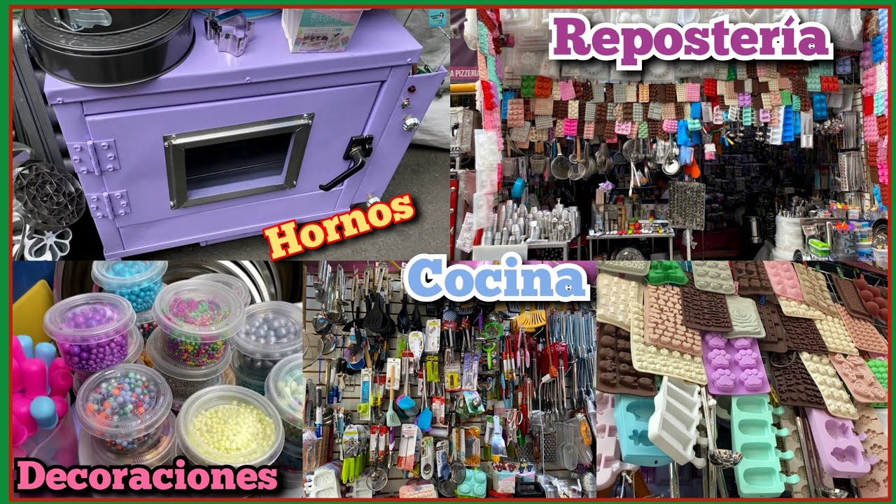 LA MERCED 😍DONDE COMPRAR UTENSILIOS DE COCINA Y REPOSTERÍA?  😍 Hornos, madera moldes de silicón...