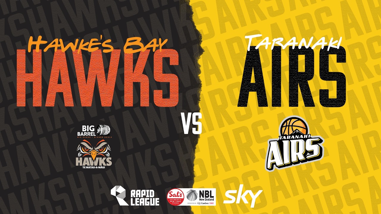 Hawke&rsquo;s Bay Hawks v Taranaki Airs | Full Basketball Game&nbsp;| @SalsNBL 2026