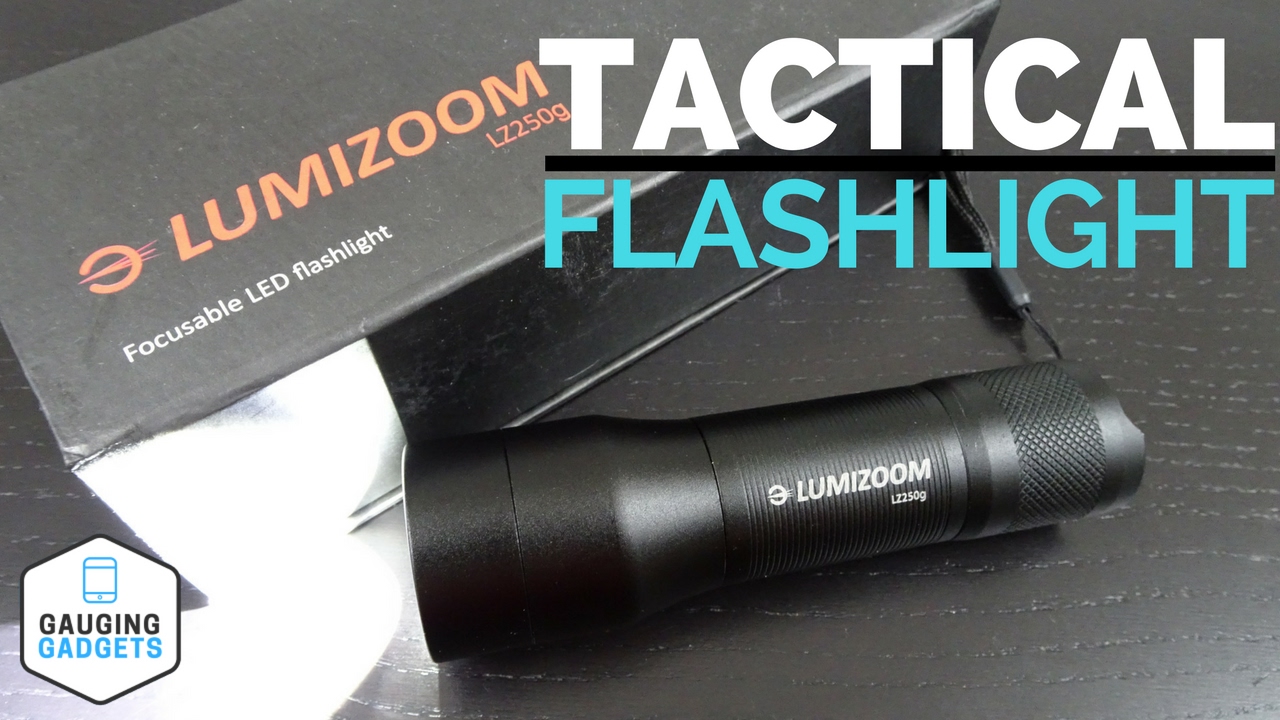 Tactical CREE LED Flashlight Review - LUMIZOOM LZ250g