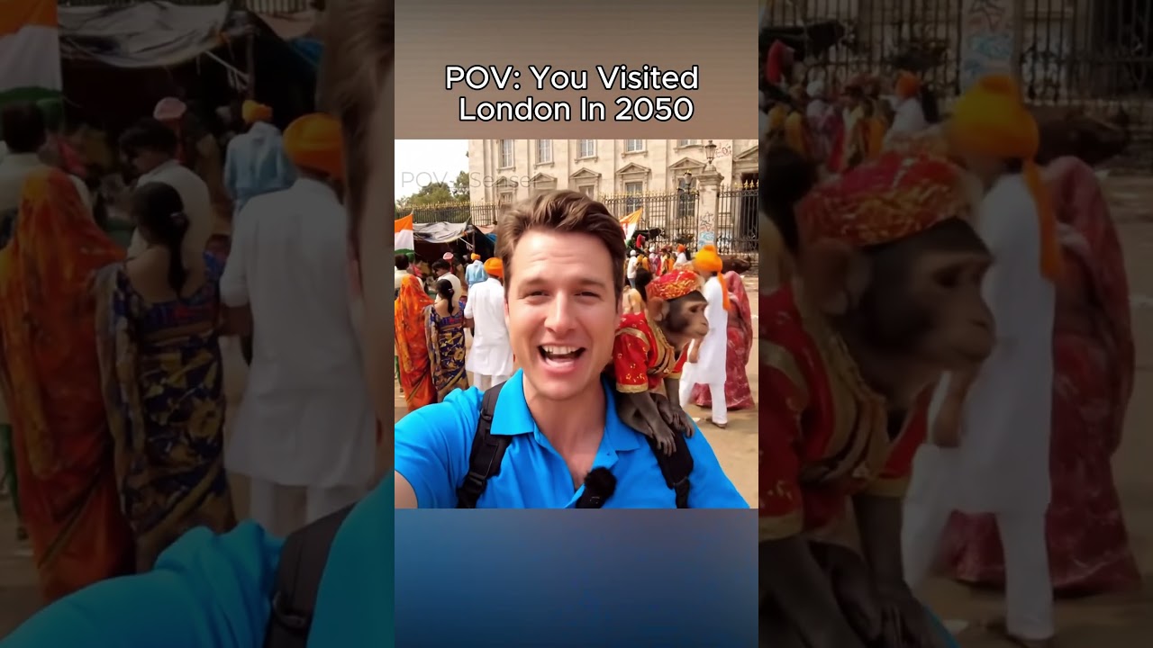 POV: You Visited London In 2050 #london #indianfood #england #aivideo #veo3