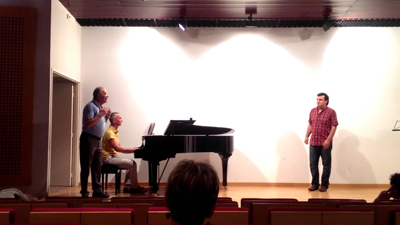 Irakli Kakhidze  masterclas Maestro Leo Nucci