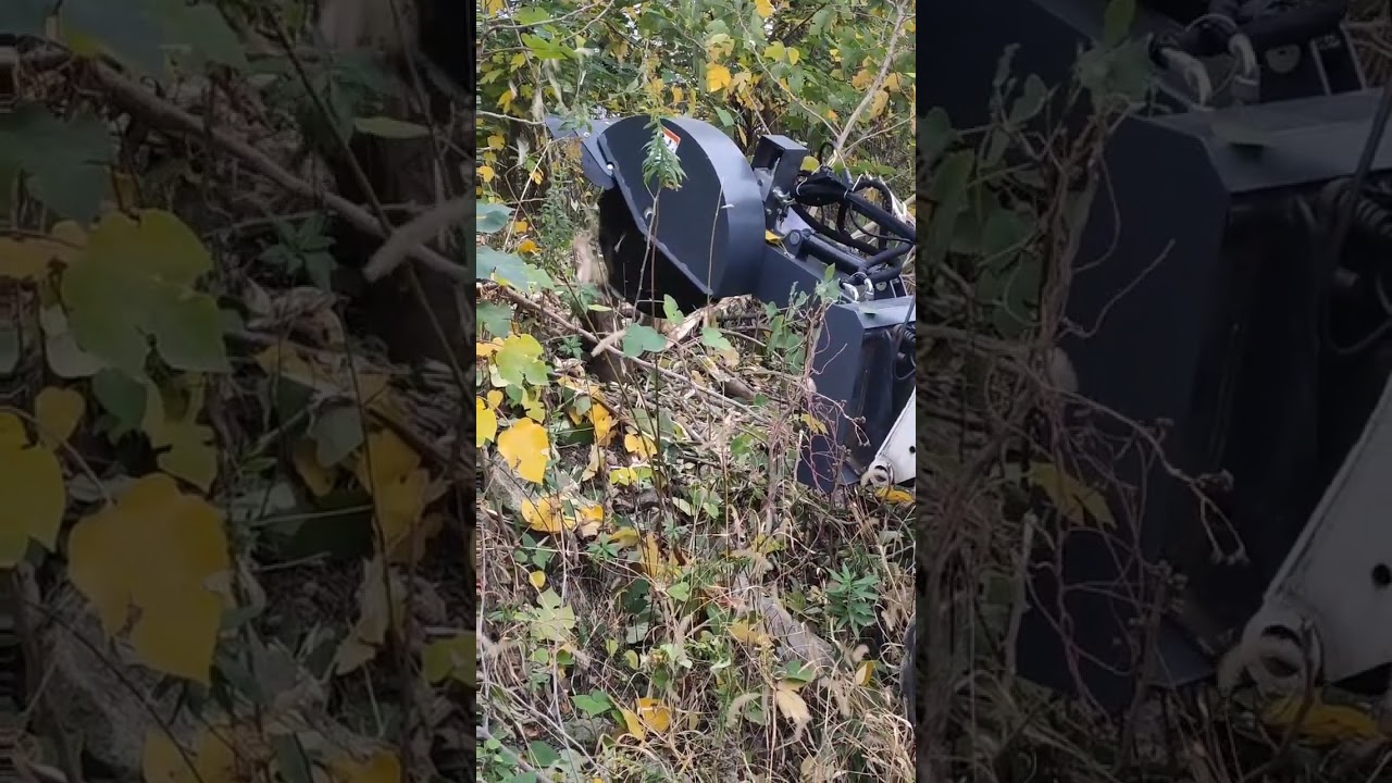 How Does Mini Skid Steer Stump Grinder HSSG27 | Skid Steer Solutions