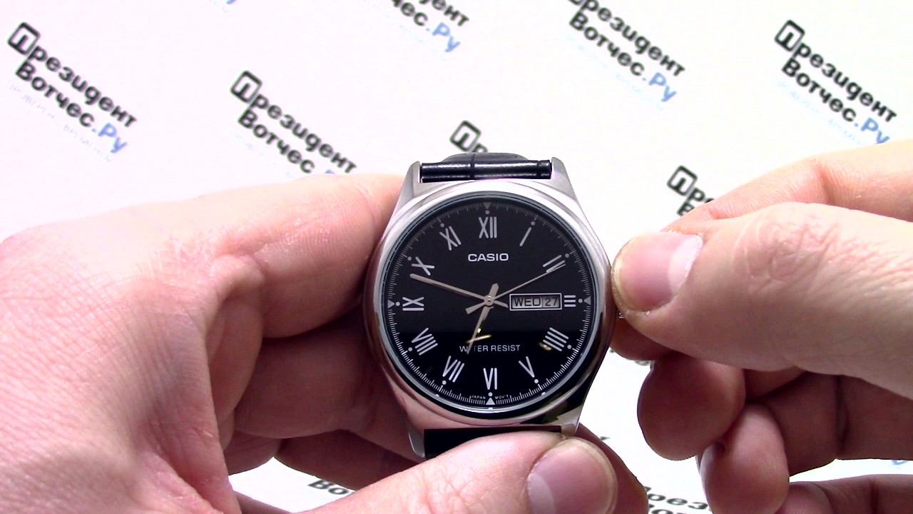 Часы Casio MTP-V006L-1B - Видео обзор от PresidentWatches.Ru