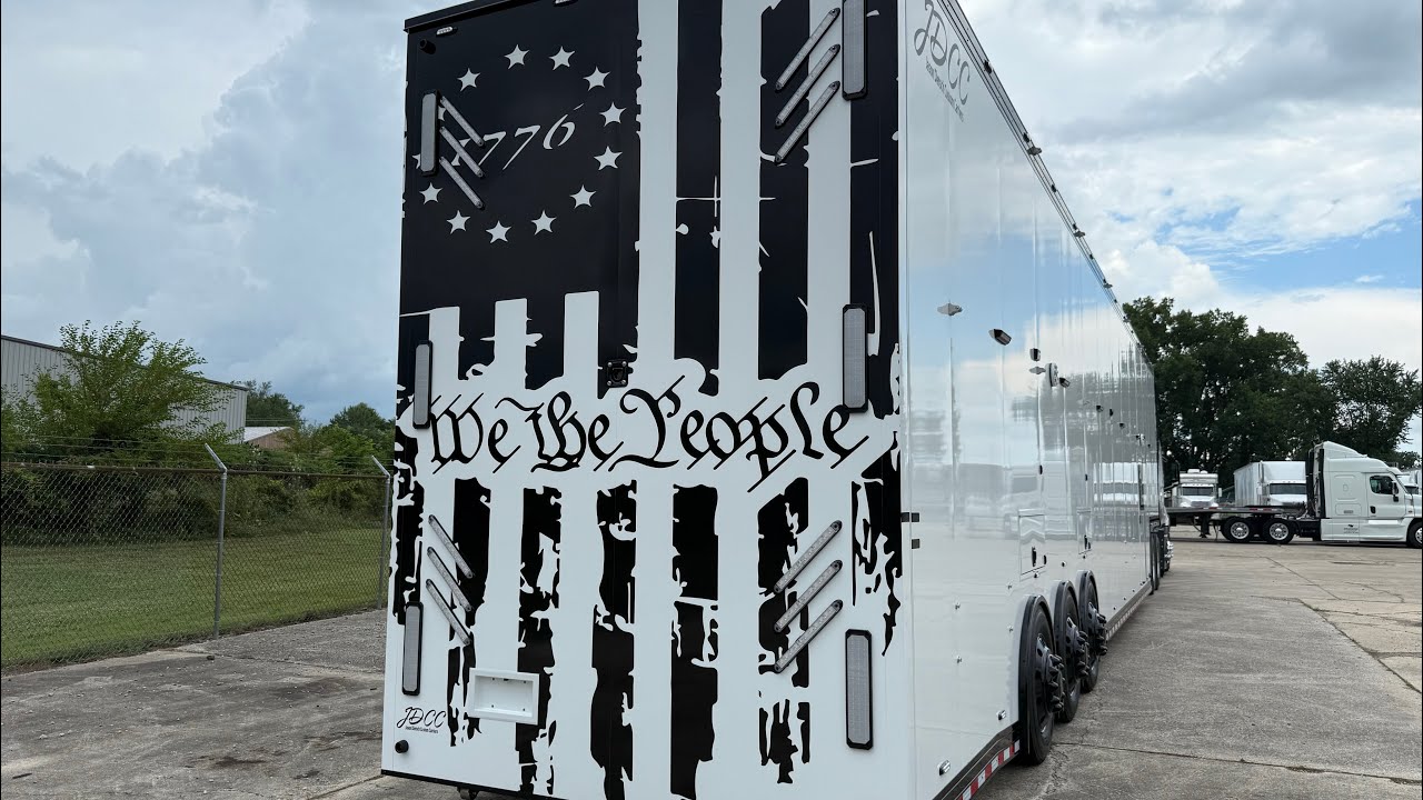 Big racing trailer tour