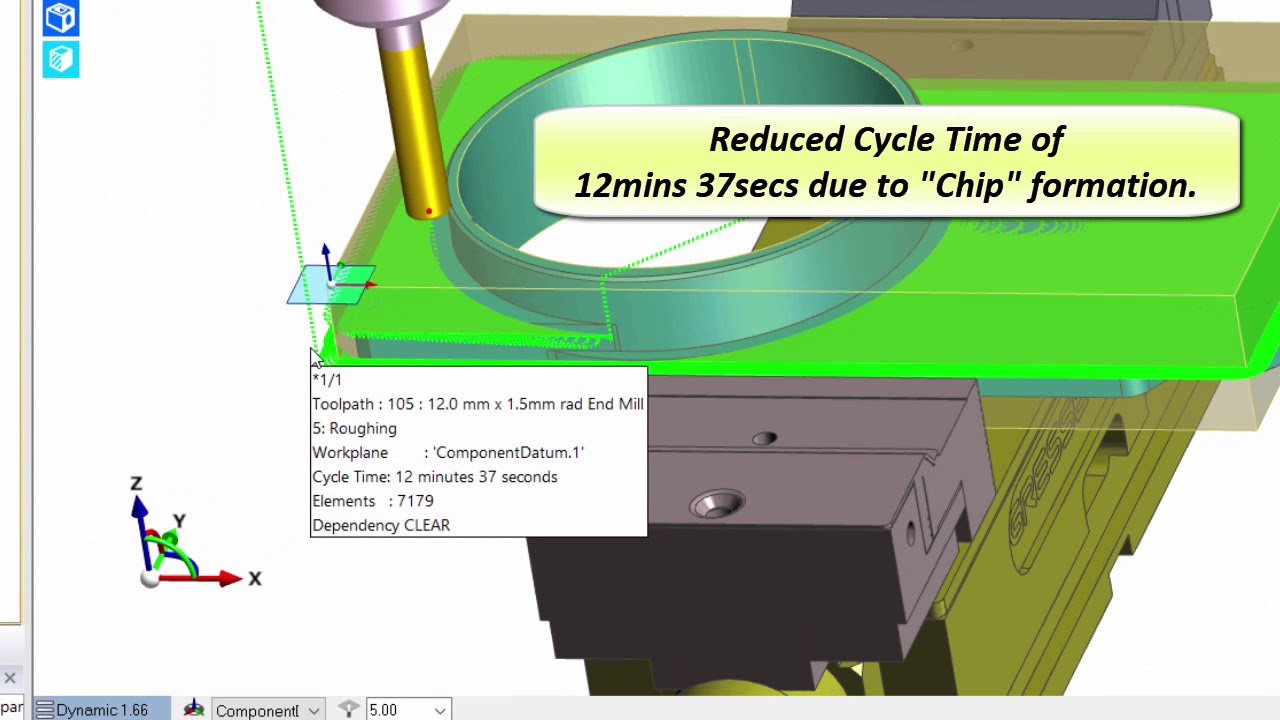 Waveform Chip Prevention | EDGECAM 2020.0