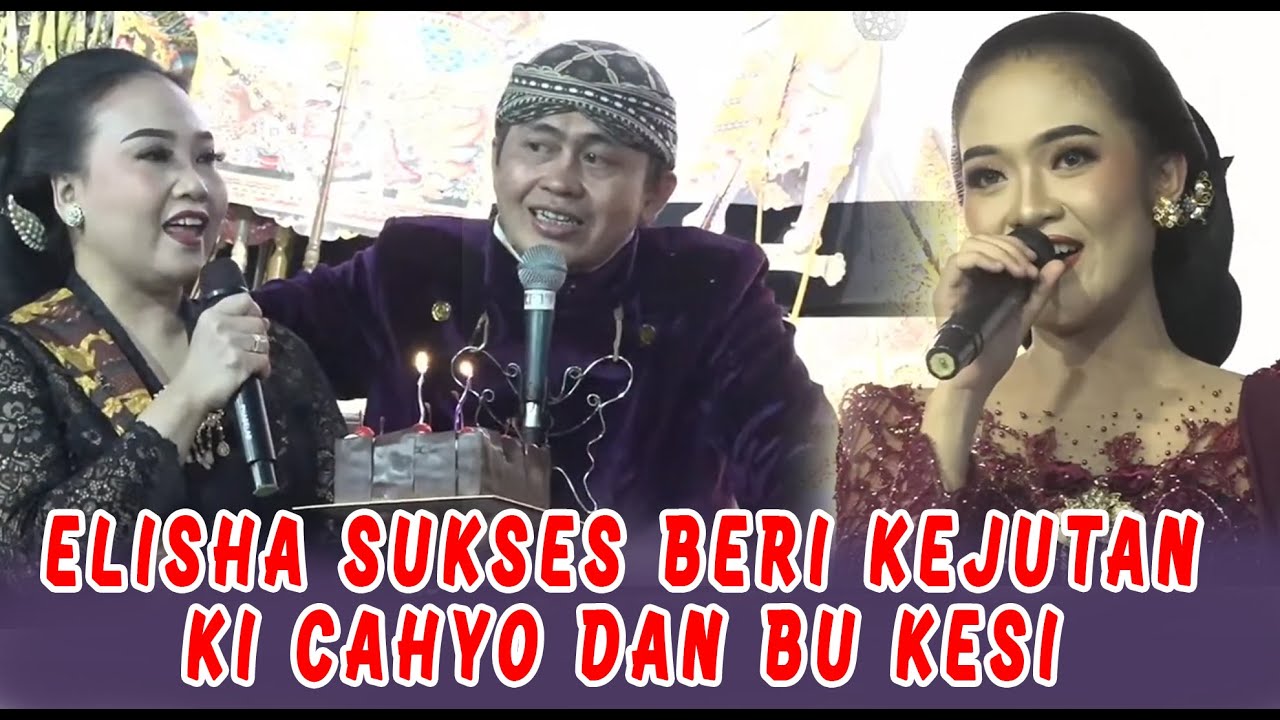 TANGIS BU SUKESI SAAT ELISHA BERI KEJUTAN KI CAHYO PADA ULANG TAHUN PERNIKAHAN