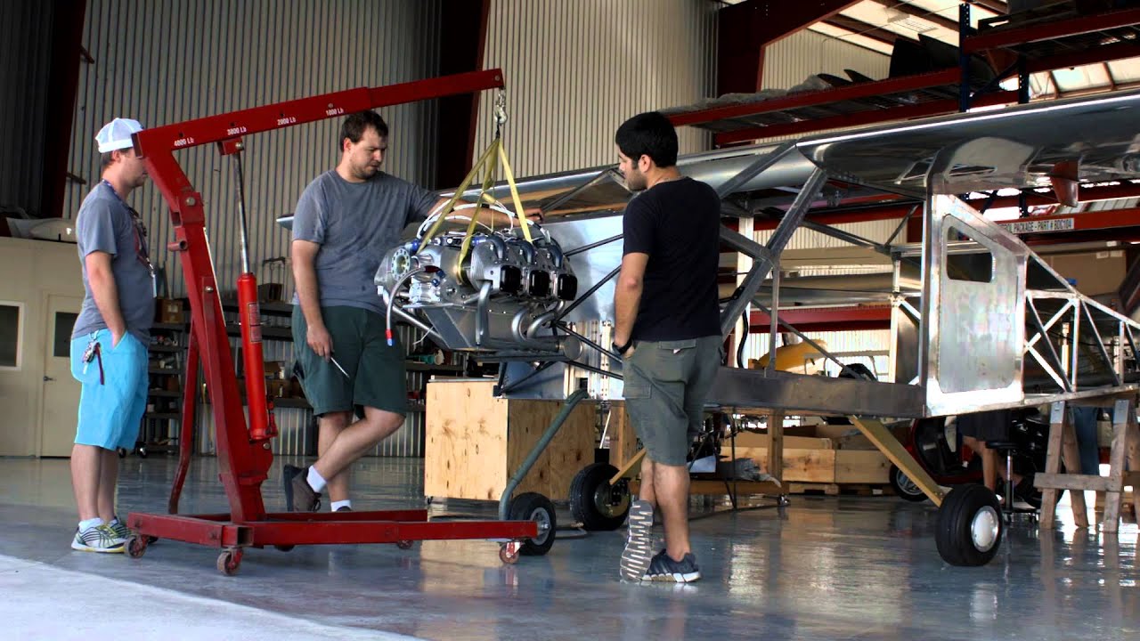 Bede Aero Wing & Engine Time Lapse