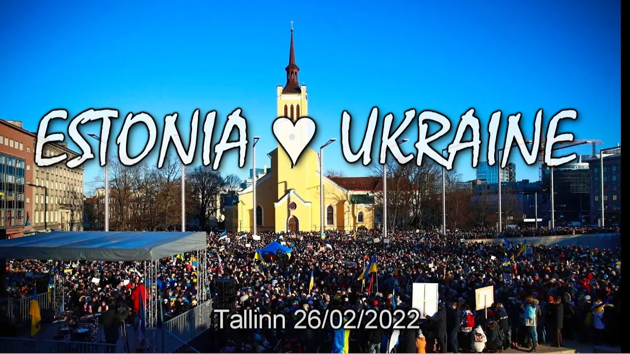 Митинг в поддержку народа Украины в Таллинне | НЕТ ВОЙНЕ!