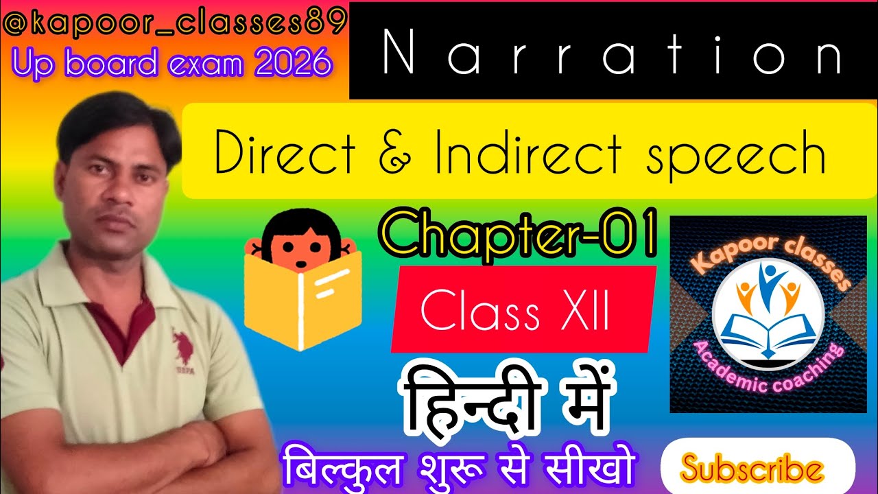 Direct and indirect speech #englishgrammar #easyenglisheveryday @Kapoor_classes89