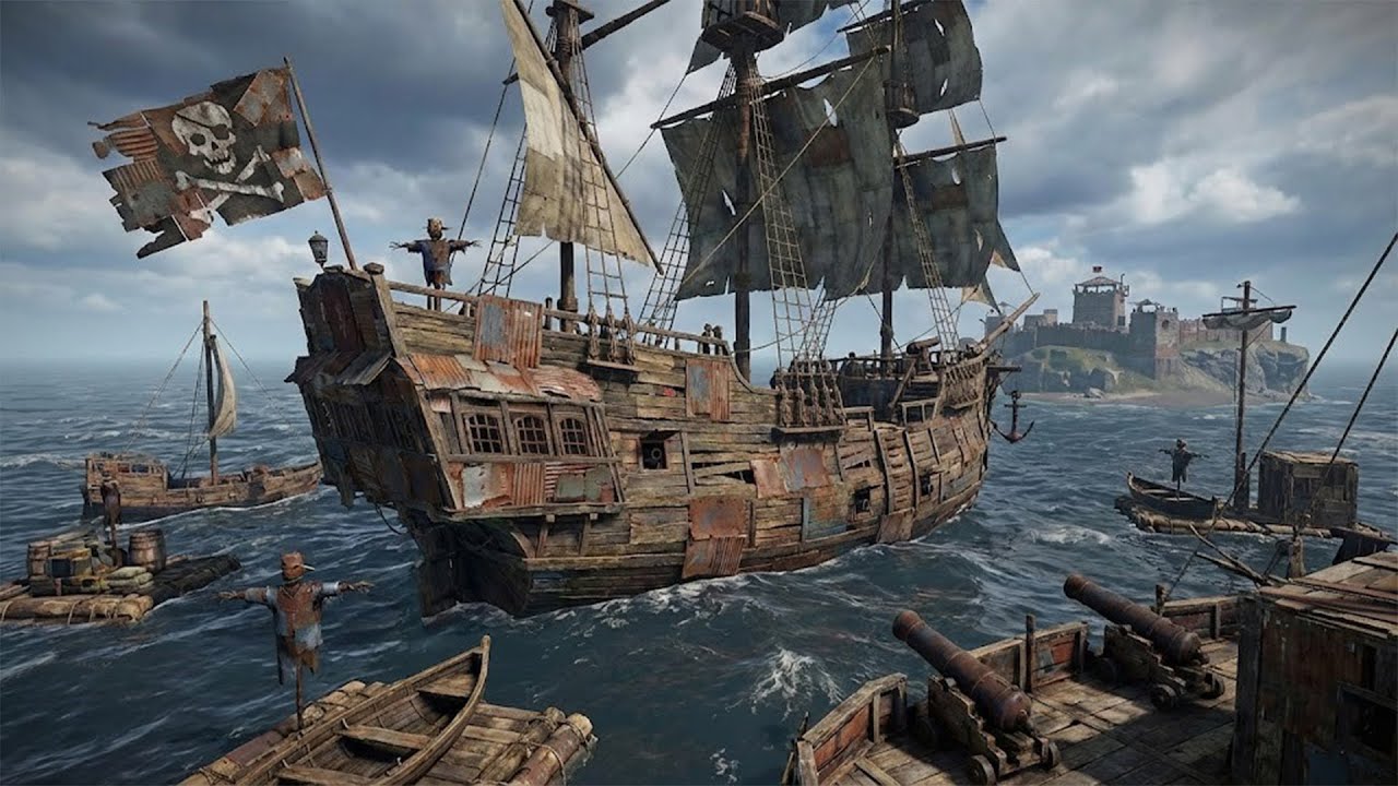 Пираты  выживание на классике Rust