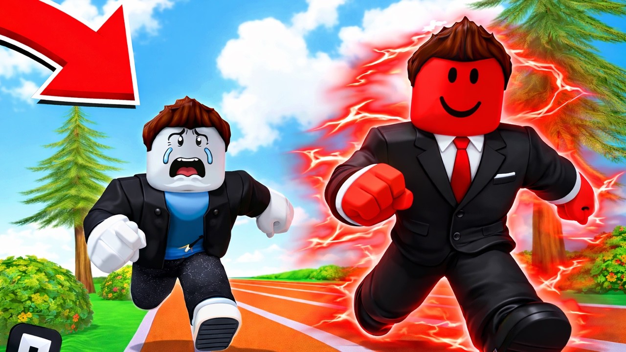من ابطي رجل وضعيف جدا لاسرع رجل وقوي جدا 🔥لعبه roblox
