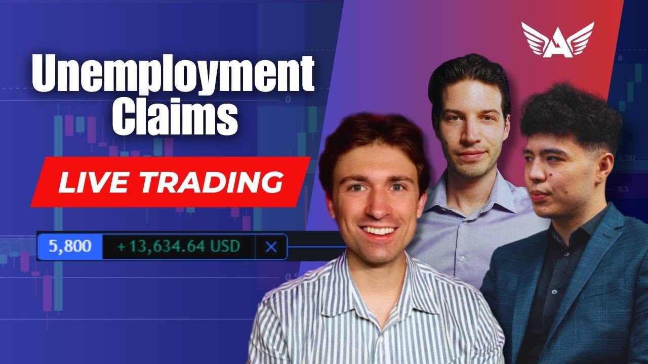 Live Trading Unemployment Claims GOLD, USD, SPX500 & More!