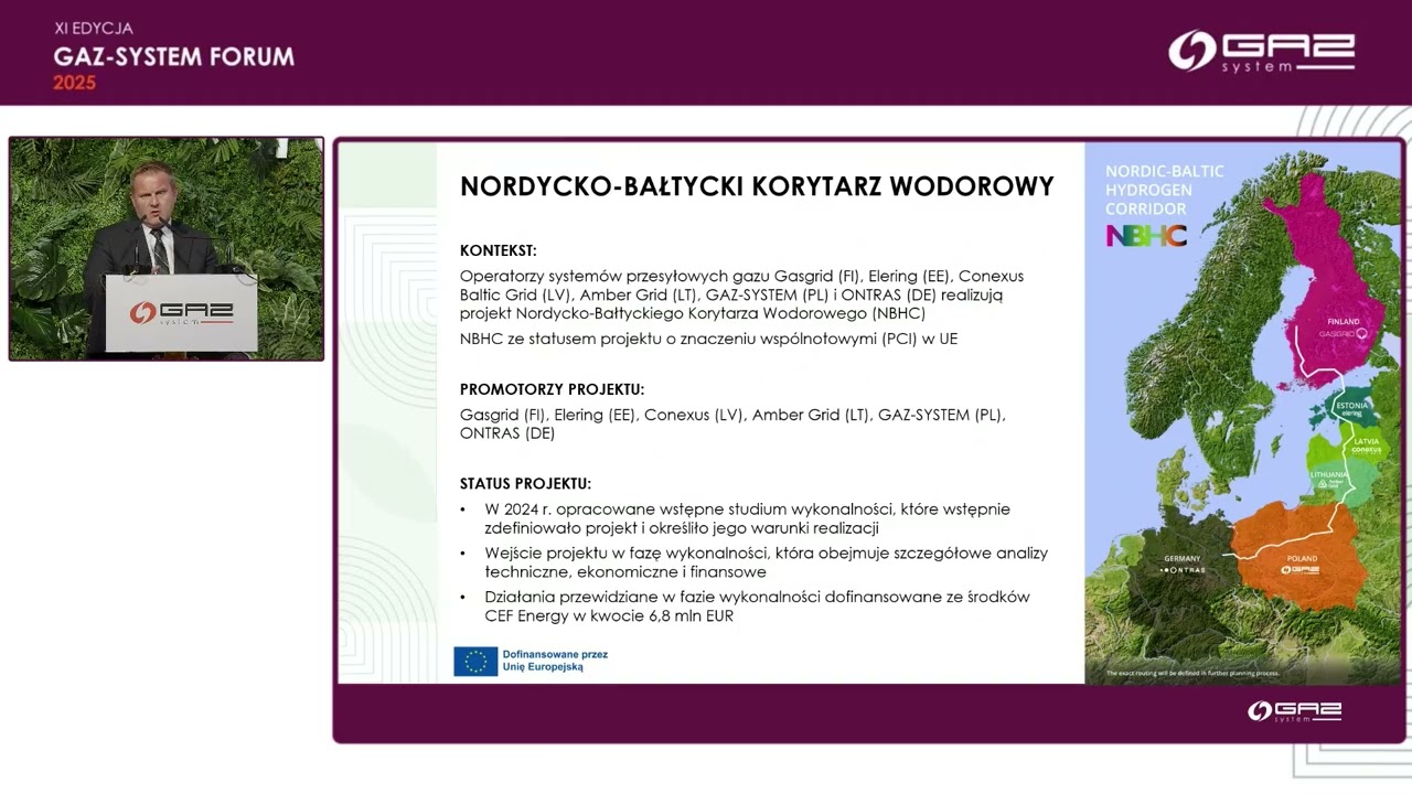 19. GAZ-SYSTEM FORUM 2025 - Działania w zakresie rynku i infrastruktury wodorowej