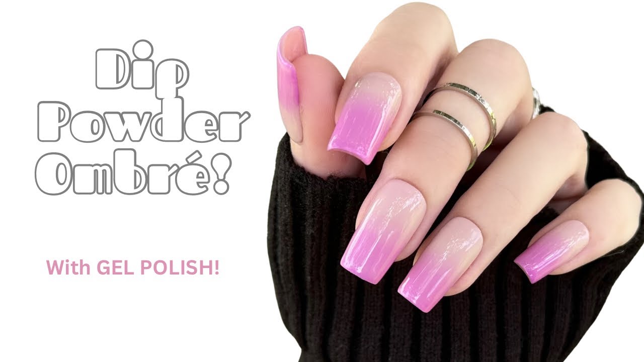 Easiest Dip Powder Ombré EVER With Gel Polish! | Amazon Finds
