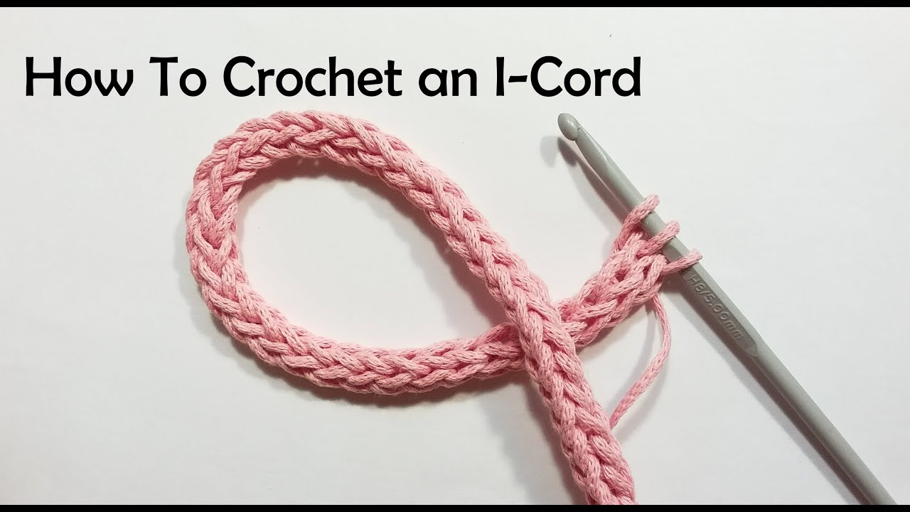 How To Crochet an I-Cord / Bag Strap