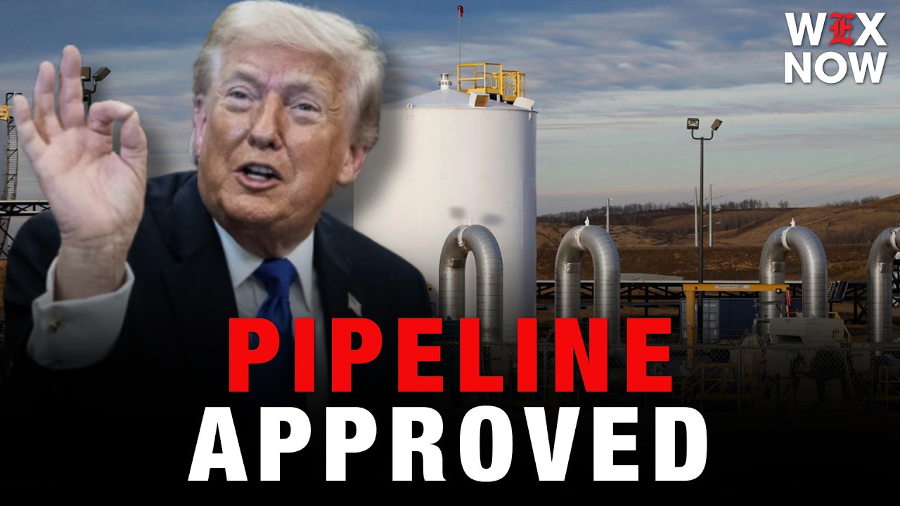 Трамп одобрил строительство нефтепровода Keystone Light из Канады в США.