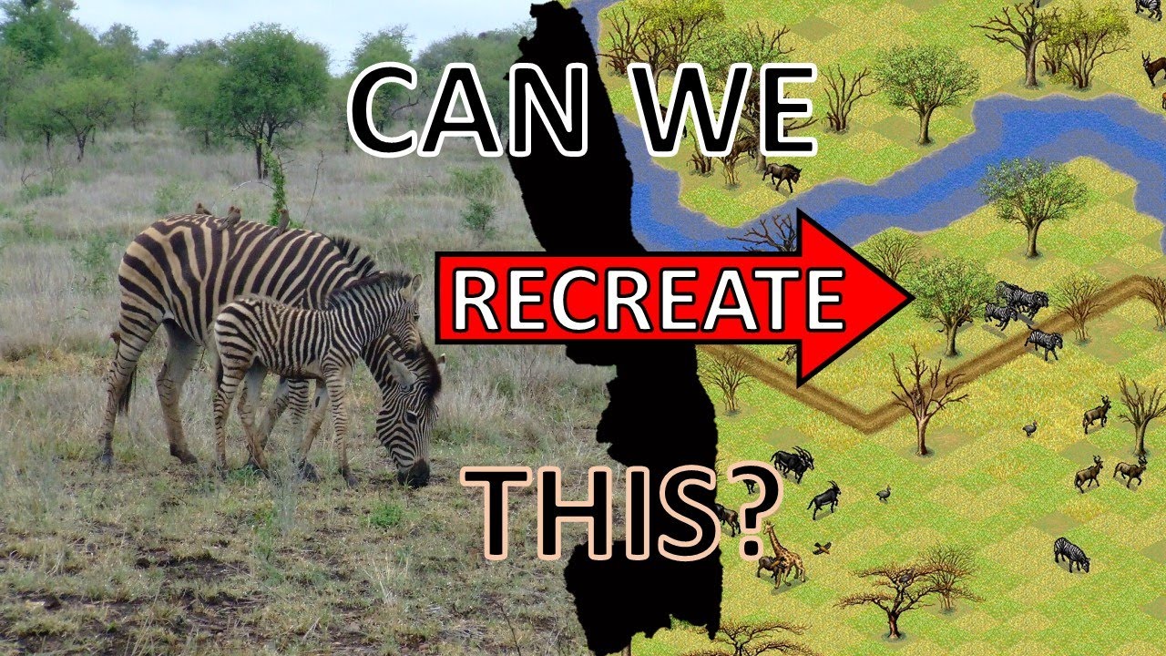 I tried to remake KRUGER NATIONAL PARK in SimSafari... and this is what I got...