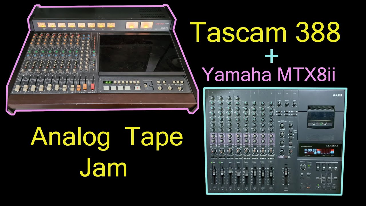 Analog sessions - Recorded on a Tascam 388 & Yamaha MT8XII