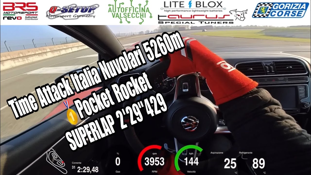 Time Attack TAZIO NUVOLARI 5260m POLO GTI DSG POV OnBoard 2024 [11°C]