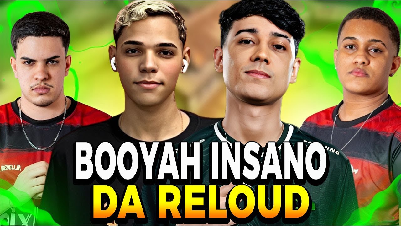 O PRIMEIRO BOOYAH DA RELOUD NO XTREINO PARA O MUNDIAL DE FREE FIRE EMULADOR