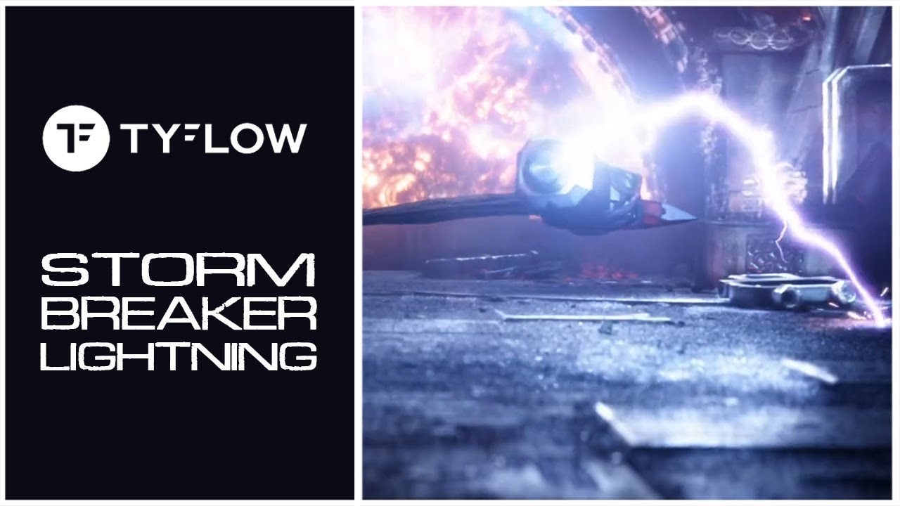 TyFlow - Thor Storm Breaker Lightning Tutorial