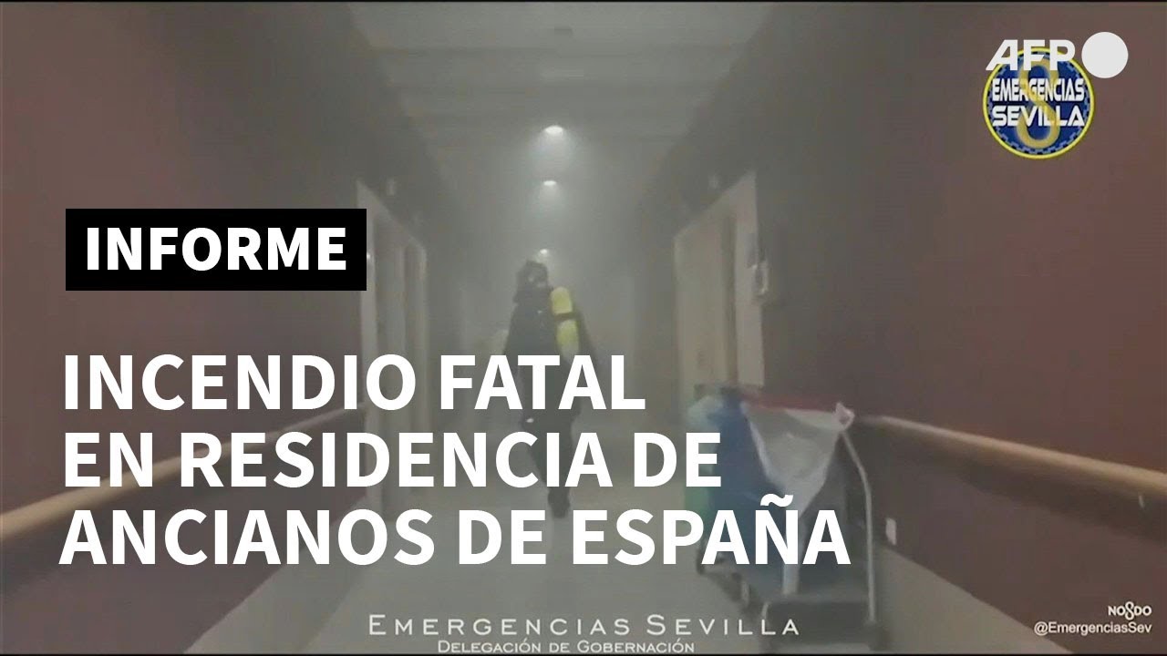 Incendio fatal en residencia de ancianos en España | AFP