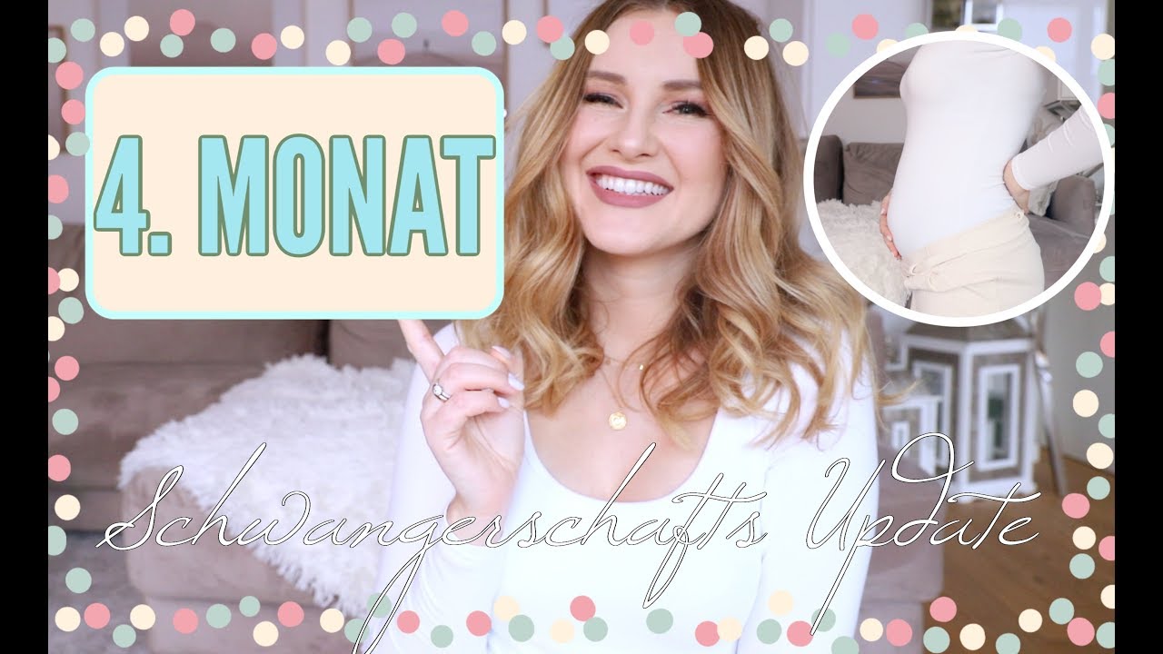4. MONAT mit Babybauch Update - SCHWANGERSCHAFTS UPDATE | DailyMandT ♡