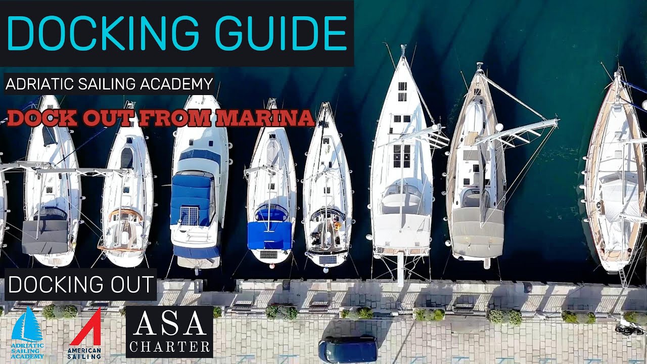 Docking guide - How to dock out from marina with mooring lines @adriaticsailingacademy16