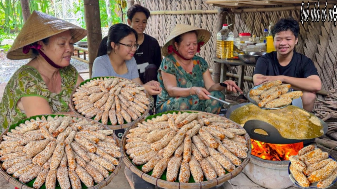 Bánh Khoai Tây Bột Mì Chiên Giòn | Hương Vị Bánh Quê Ngày Mưa || Crispy fried potato cakes