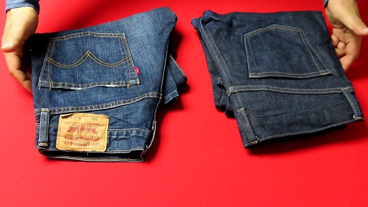 DIY안입는 청바지 두장이 깜짝 놀랄 