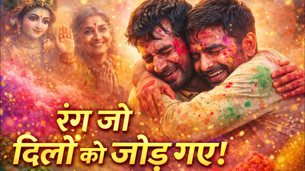 होली पर बिछड़े भाई मिले 😭 | रंगों ने जोड़ दिए टूटे रिश्ते | दिल छू लेने वाली कहानी | Story Rivayat