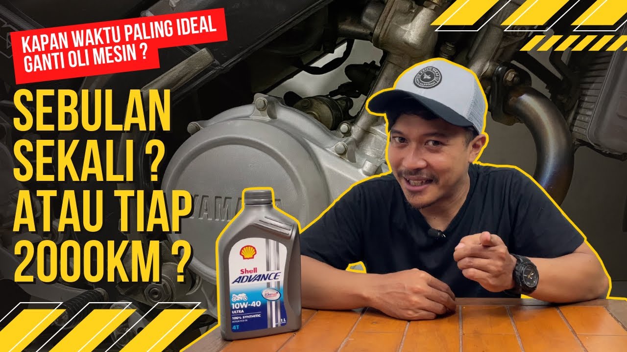 🔴MENENTUKAN WAKTU GANTI OLI MOTOR ❗❗❗
